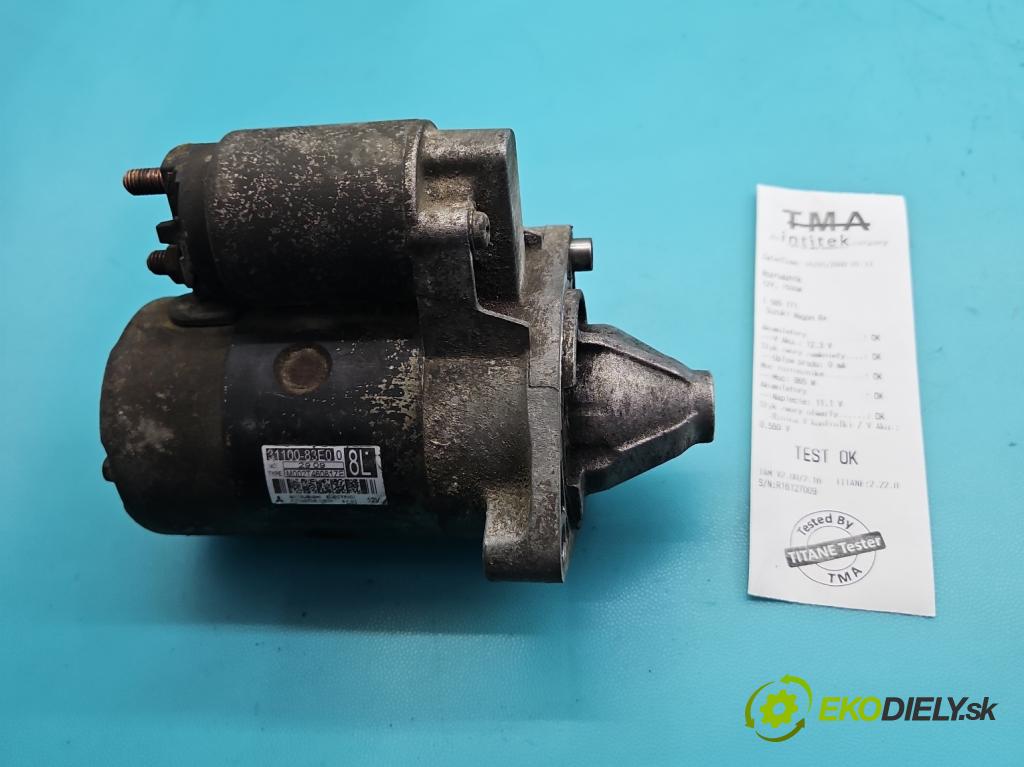 Suzuki Wagon R+ 1.3 16V 76 HP manual 56 kW 1298 cm3 5- štartér 31100-83E0 (Štartér)
