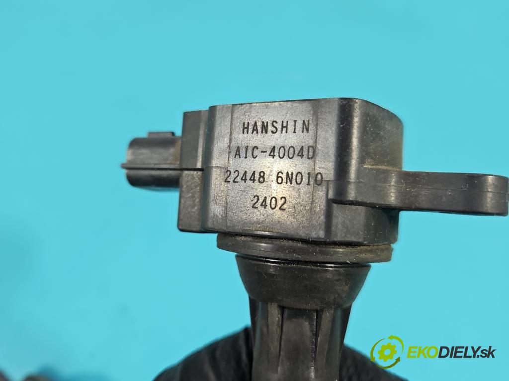 Nissan Primera P12 2001-2007 1.8 16V 116 HP manual 85 kW 1769 cm3 5- cievka zapaľovacia 22448-6N010 (Zapaľovacia cievka)