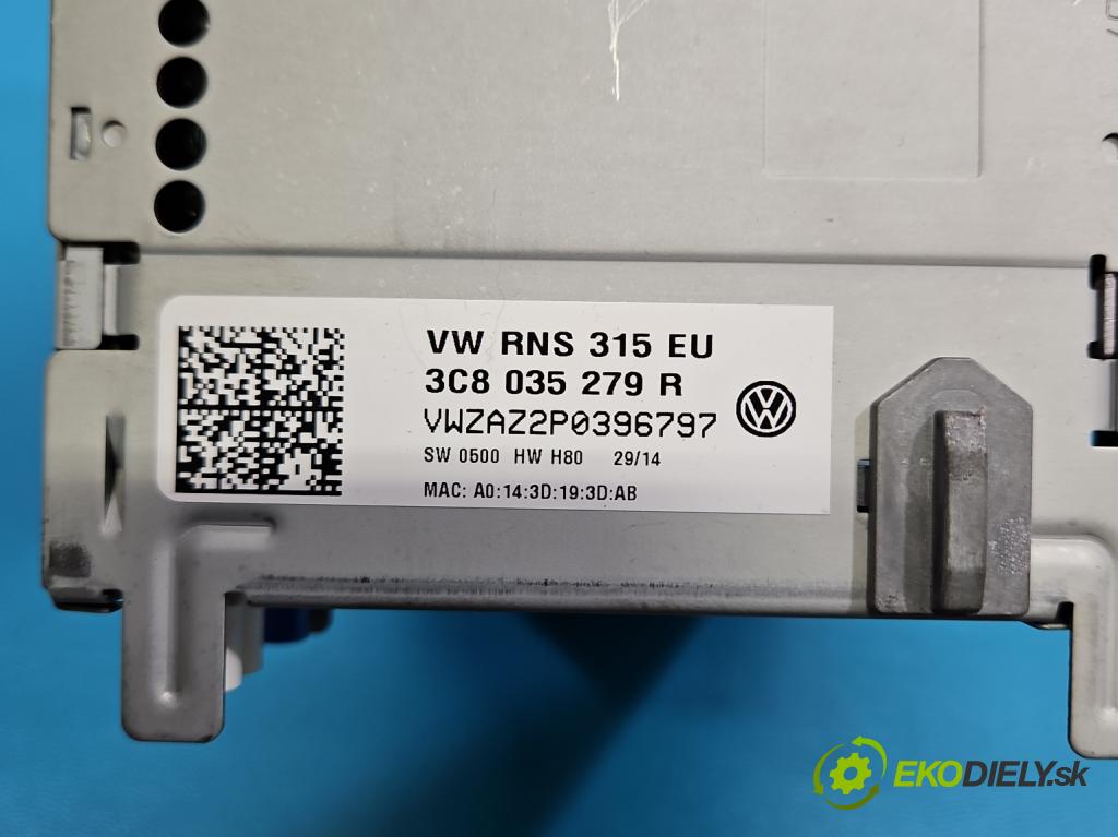 Vw Caddy III 2K 2003-2020 2.0 tdi 140 HP manual 103 kW 1968 cm3 5- Radio originál 3C8035279R