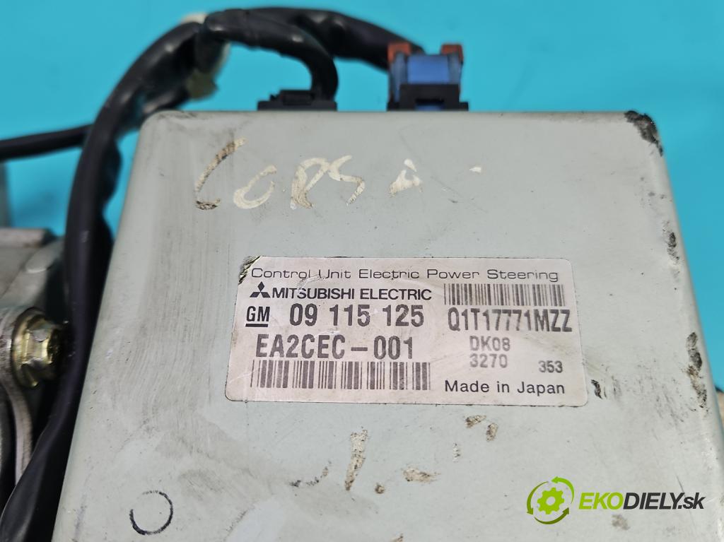 Opel Corsa C 2000-2006 1.0 12V 58 HP manual 43 kW 973 cm3 5- čerpadlo posilovač 09115125 (Servočerpadlo)