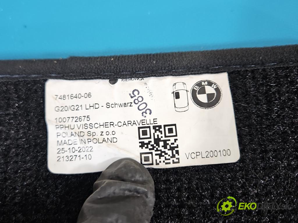 Bmw 3 G20 2018- 2.0 T 156 HP automatic 115 kW 1998 cm3 4- Koberce: 7481640