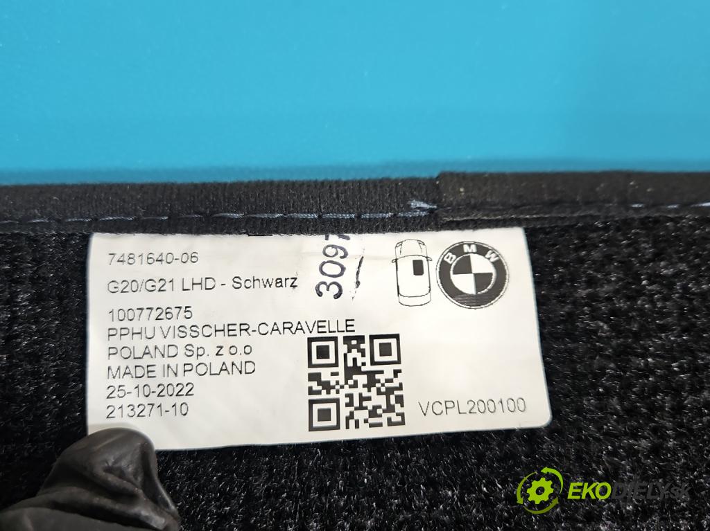 Bmw 3 G20 2018- 2.0 T 156 HP automatic 115 kW 1998 cm3 4- Koberce: 7481640