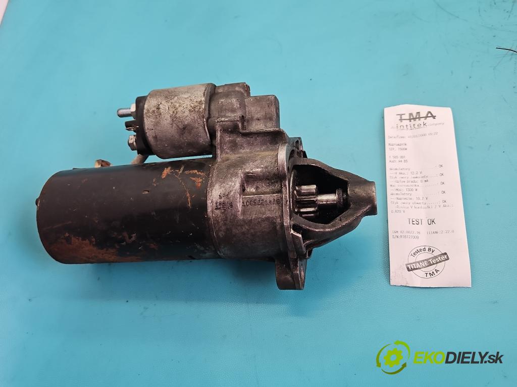 Audi A4 B5 1994-2001 1.9 tdi 110 HP manual 81 kW 1896 cm3 4- štartér  (Štartér)
