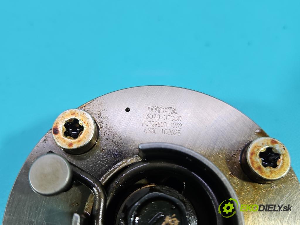 Toyota Auris II 2012-2018 1.6 16V 132 hp manual 97 kW 1598 cm3 5- kolo fází vačkový 13070-0T030