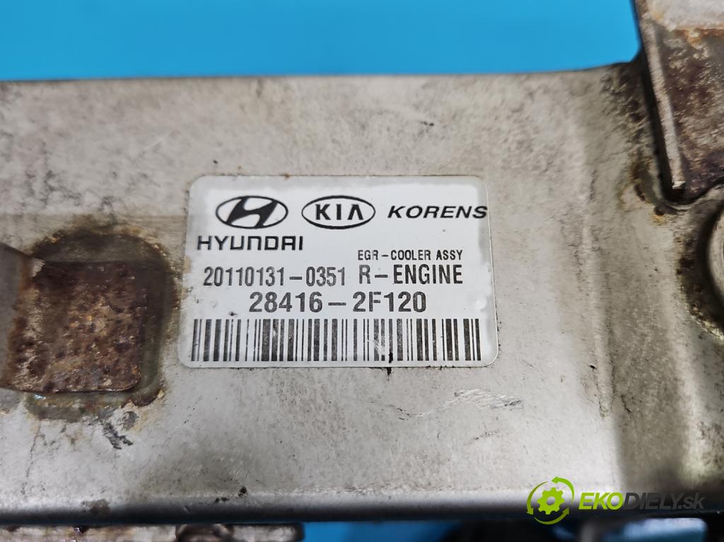 Hyundai Ix35 2.0 crdi 184hp manual 135 kW 1995 cm3 5- chladič výfukové 28416-2F120