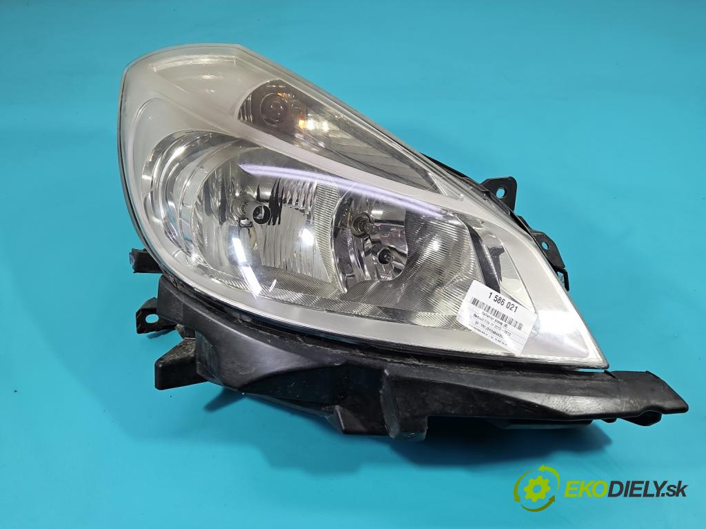 Renault Clio III 2005-2012 1.2 16V 75 hp manual 55 kW 1149 cm3 5- světlo pravý 7701061069 (Pravé přední světlo)