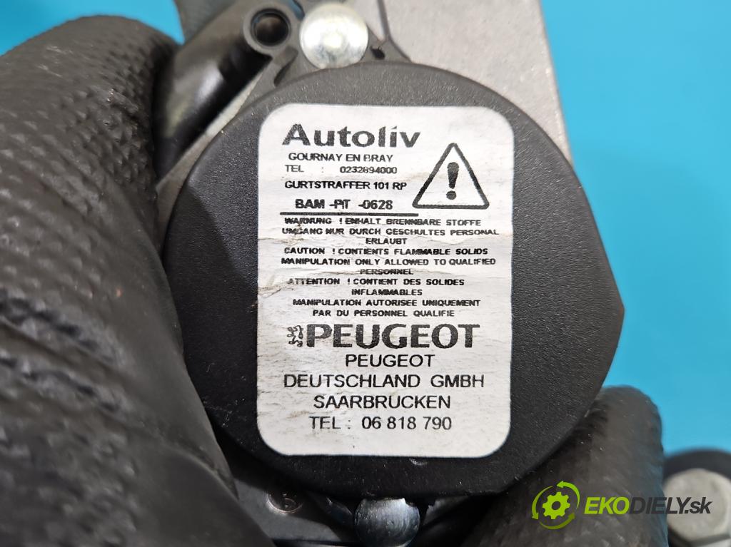 Peugeot 301 1.6 hdi 99 HP manual 73 kW 1560 cm3 4- pas bezpečnosť: predné ľavý