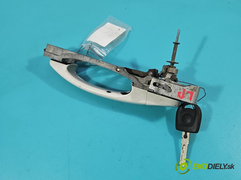 Vw Caddy III 2K 2003-2020 2.0 tdi 140 HP manual 103 kW 1968 cm3 5- rukoväť predné ľavé mimo: 1T0839885A (Kľučka dverí vonkajšia predná ľavá)