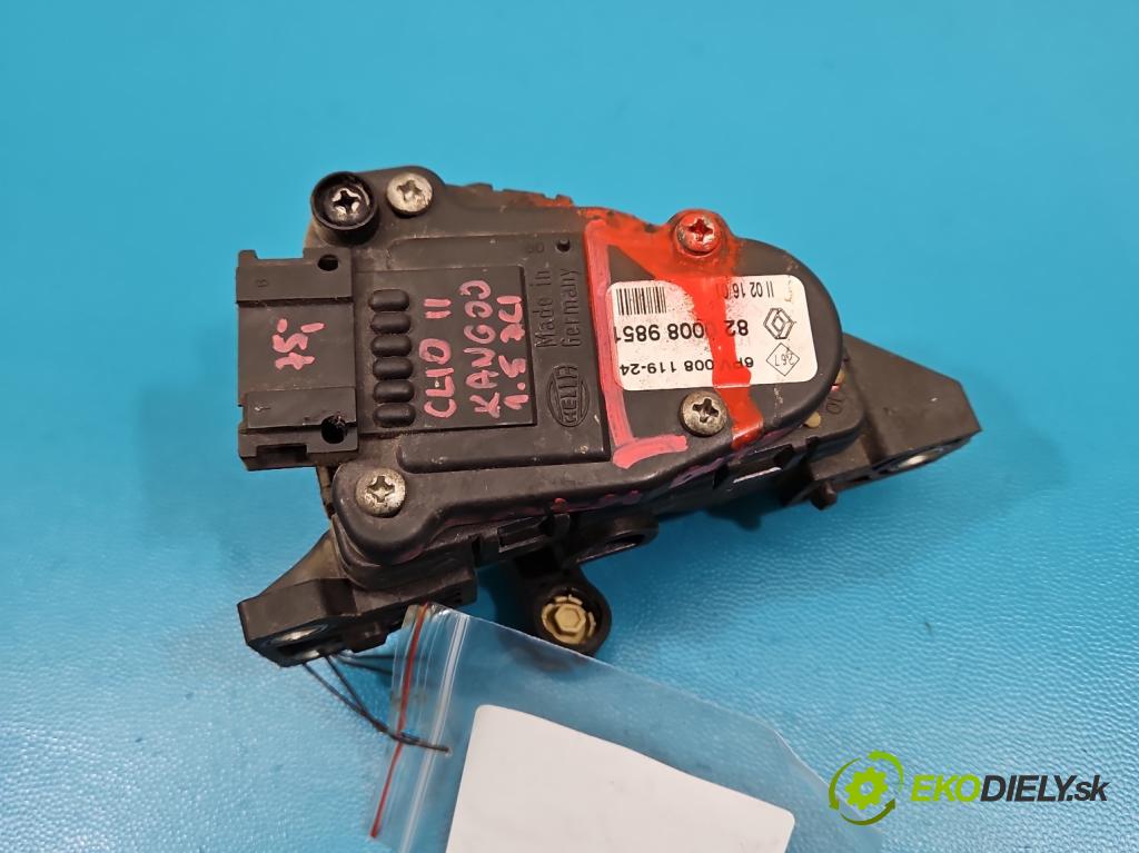 Renault Kangoo I 1998-2008 1.5 dci 82 hp manual 60 kW 1461 cm3 5- pedal plyn: potenciometr: 6PV008119-24