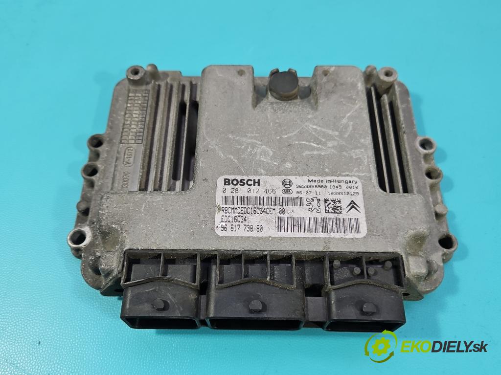 Citroen Xsara Picasso 1.6 hdi 109 HP manual 80 kW 1560 cm3 5- riadiaca jednotka motora 0281012466