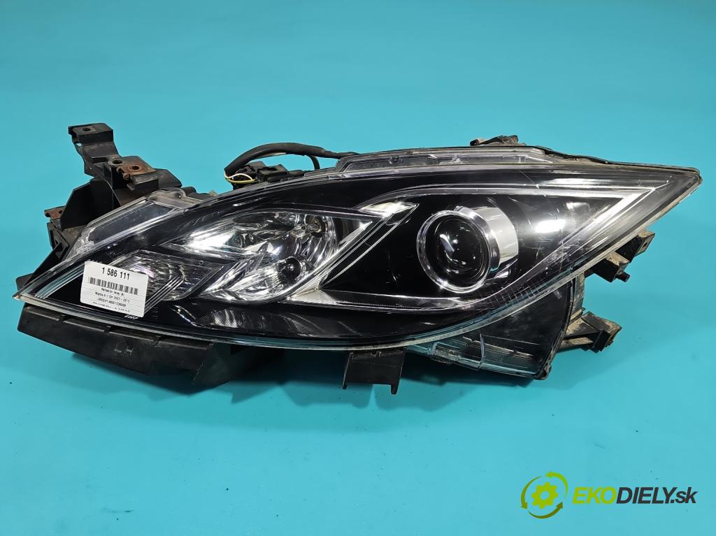 Mazda 6 II GH 2007-2012 2.2 citd 163 HP manual 120 kW 2184 cm3 5- Reflektor: ľavý DEPO 216-1155L (Kľučka dverí ostatné)