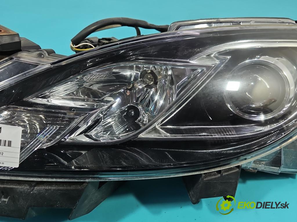 Mazda 6 II GH 2007-2012 2.2 citd 163 HP manual 120 kW 2184 cm3 5- Reflektor: ľavý DEPO 216-1155L (Kľučka dverí ostatné)