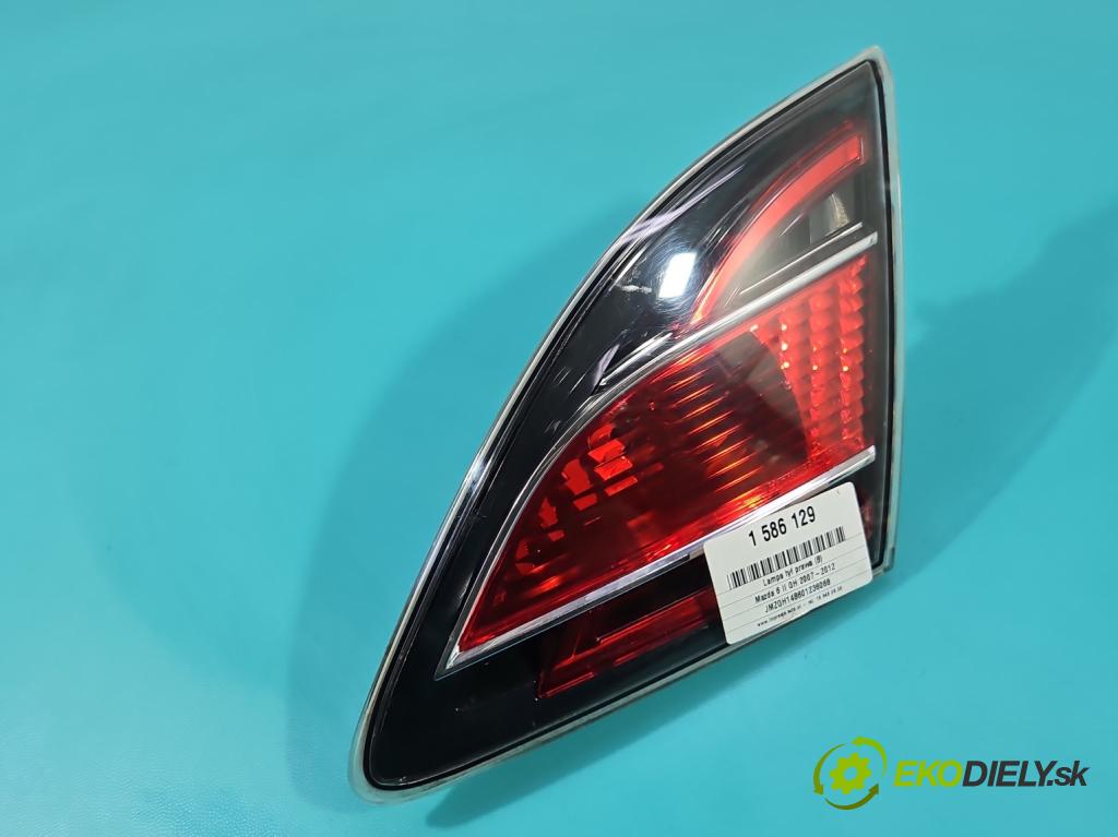 Mazda 6 II GH 2007-2012 2.2 citd 163 HP manual 120 kW 2184 cm3 5- svetlo / reflektor zadné pravé GS1F-513F0 (Kľučka dverí ostatné)