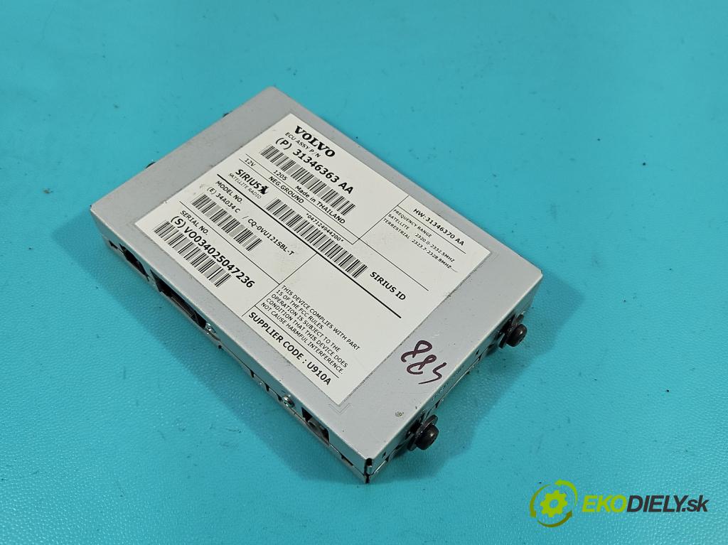 Volvo S60 II 2010-2018 2.5 T5 250 HP automatic 184 kW 2497 cm3 4- riadiaca jednotka ostatné 31346363