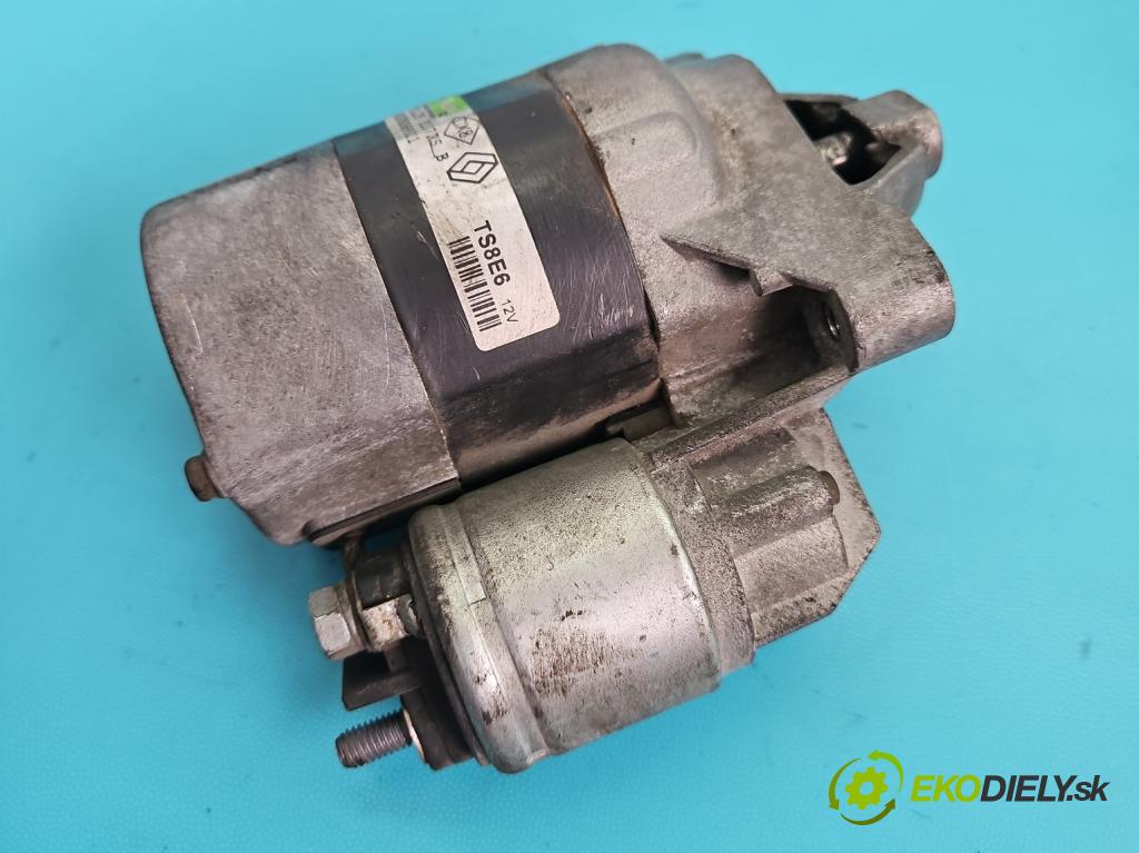 Renault Clio III 2005-2012 1.2 16V 75 HP manual 55 kW 1149 cm3 5- štartér 8200369521 (Štartér)