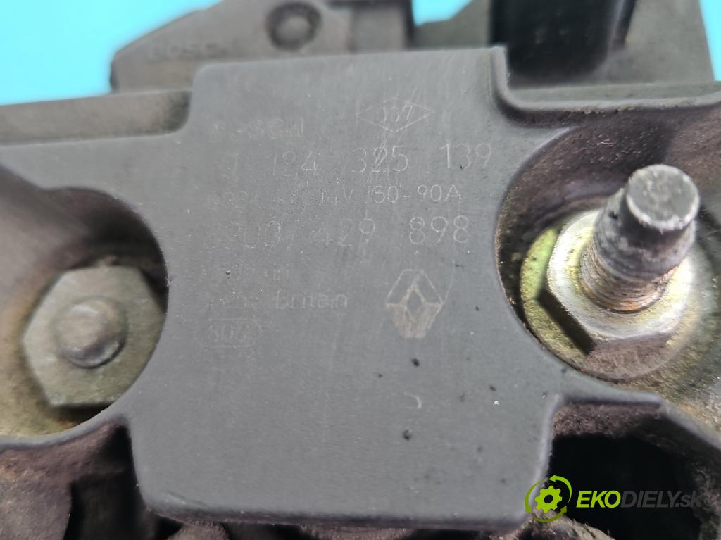 Renault Clio III 2005-2012 1.2 16V 75 HP manual 55 kW 1149 cm3 5- Alternator 8200429898 (Alternátor)