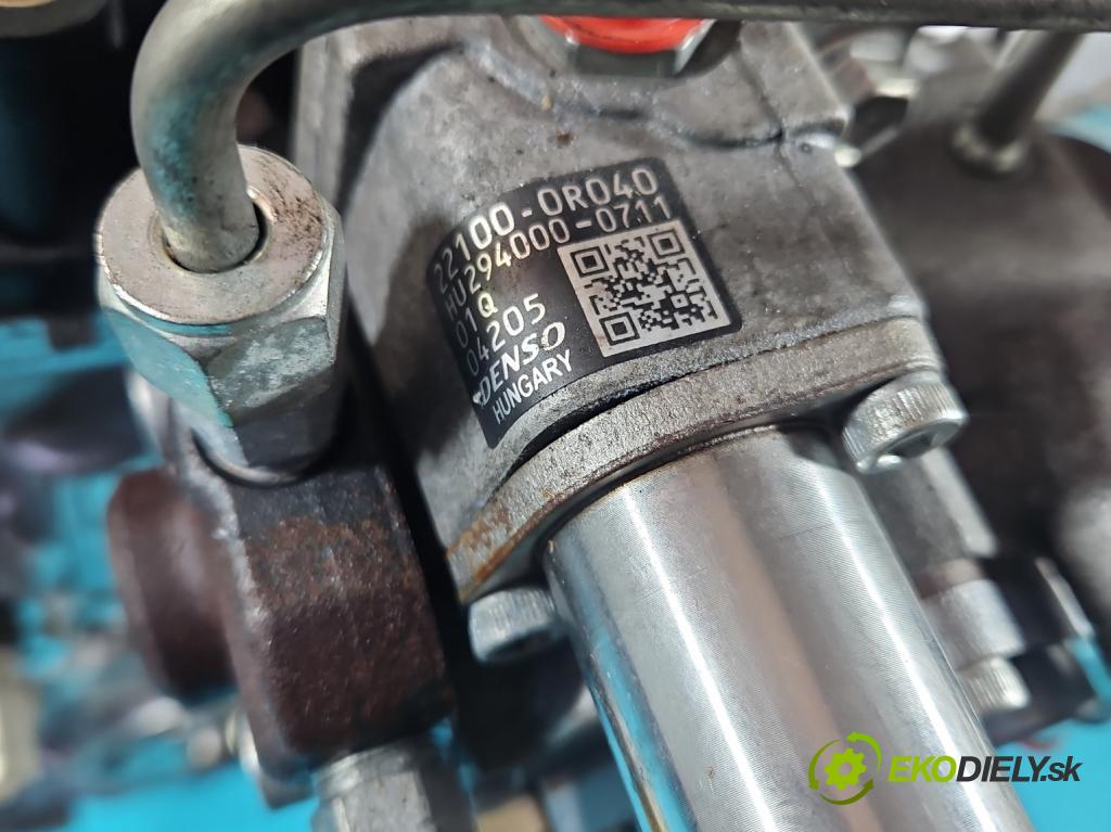 Toyota Verso 2009-2018 2.0 D4D 125 hp manual 92 kW 1998 cm3 5- čerpadlo vstřikovací 22100-0R040 (Vstřikovací čerpadlo)