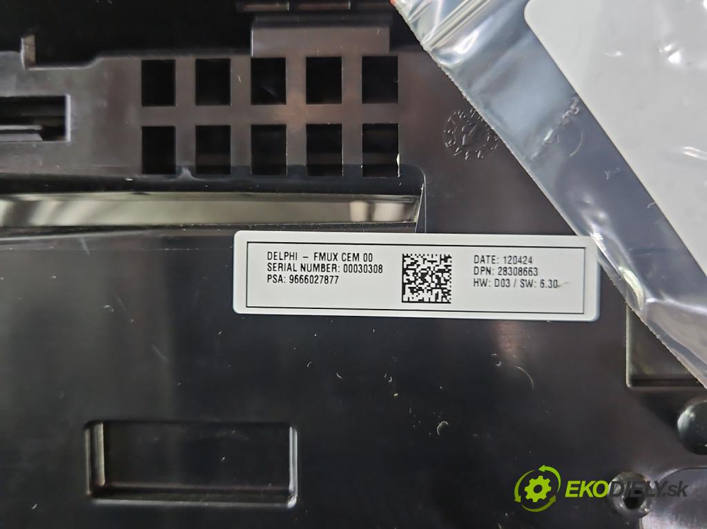 Citroen DS4 2011-2015 2.0 hdi 163 HP manual 120 kW 1997 cm3 5- panel kúrenia 9666027877