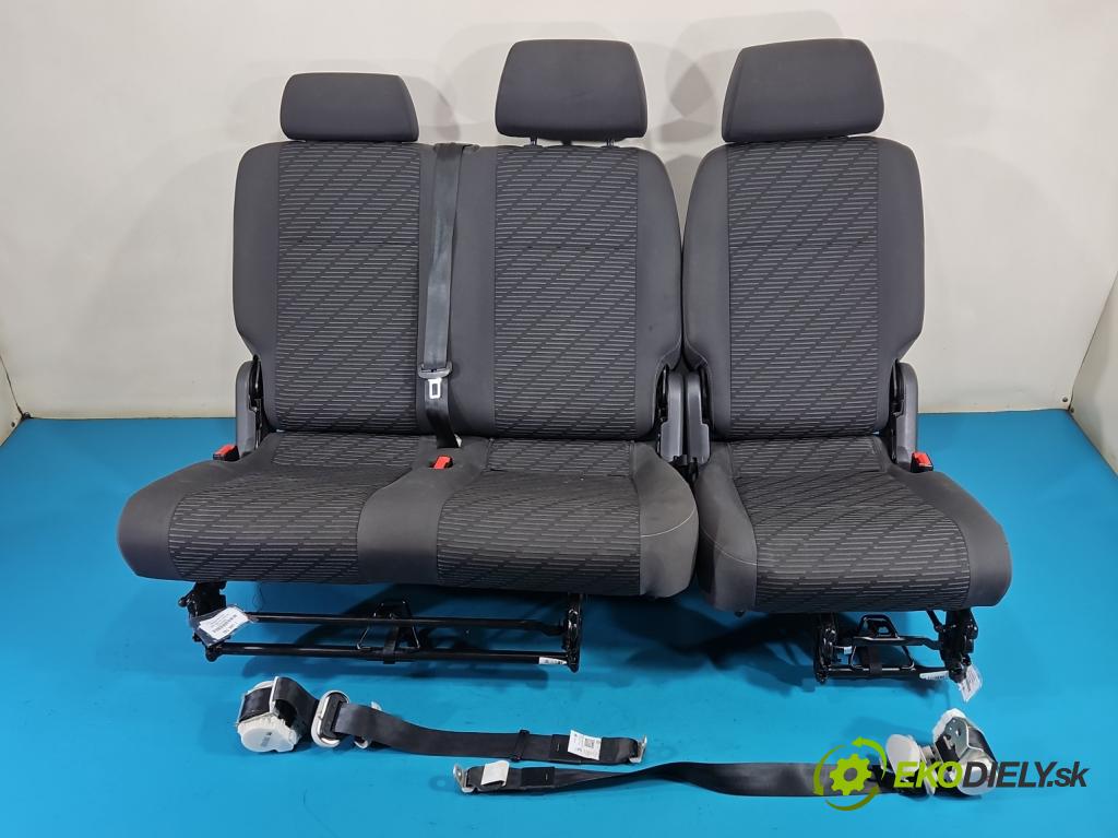 Vw Caddy III 2K 2003-2020 2.0 tdi 140 HP manual 103 kW 1968 cm3 5- Pohovka: zadné  (Sedadlo)