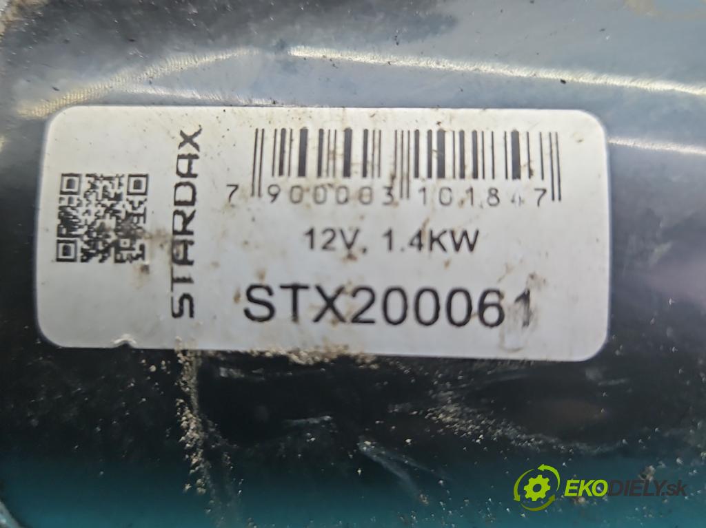 Peugeot 307 2.0 hdi 90 HP manual 66 kW 1997 cm3 5- štartér (Štartér)