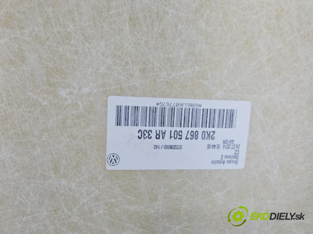 Vw Caddy III 2K 2003-2020 2 špinavý: do tlaku