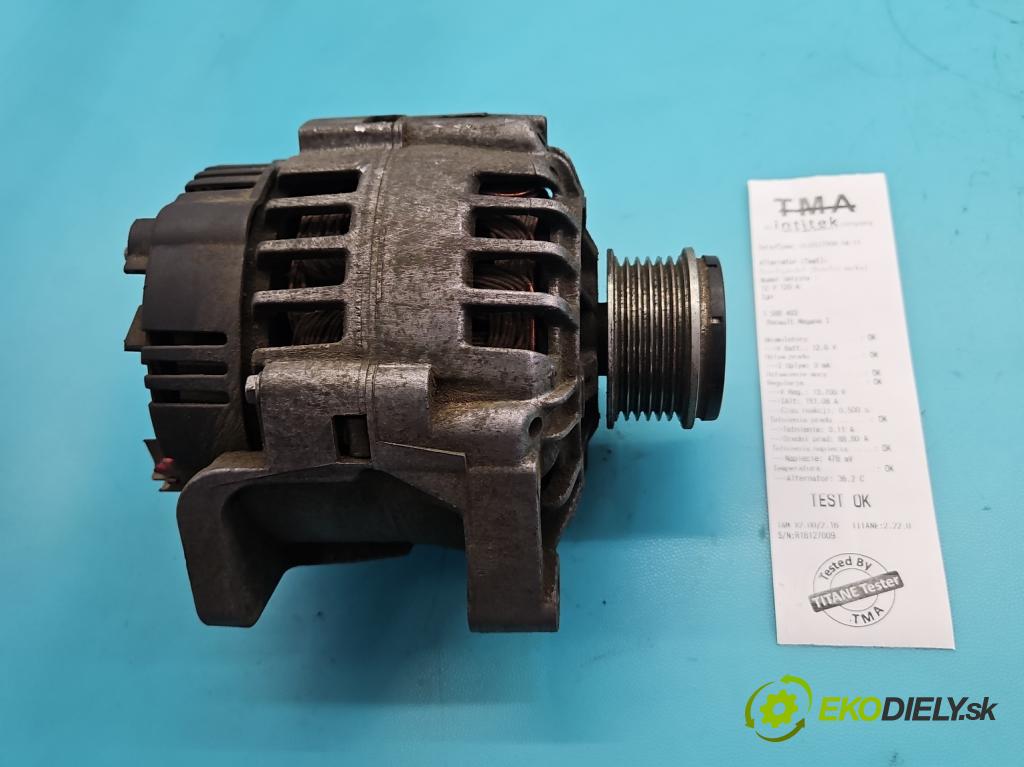 Renault Megane I 1995-2003 1.9 dci 102 hp manual 75 kW 1870 cm3 5- Alternator 8200054588 (Alternátor)