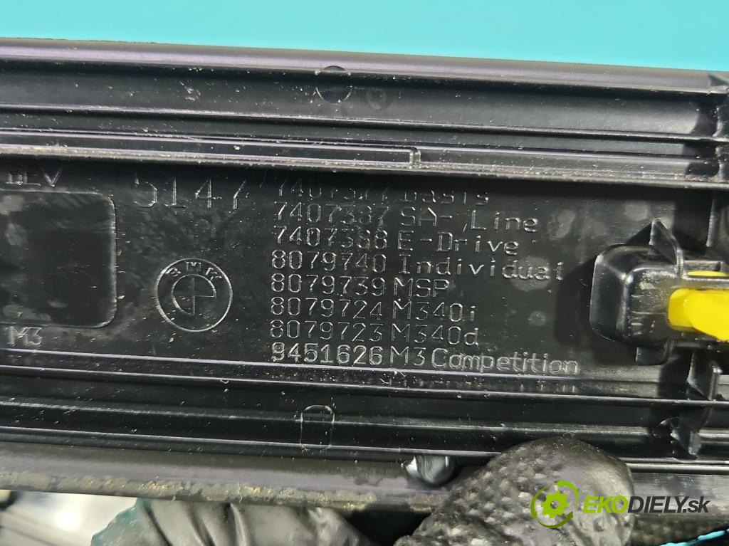 Bmw 3 G20 2018- 2.0 T 156 HP automatic 115 kW 1998 cm3 4- lišta ozdobná vnitŕní: 7887316