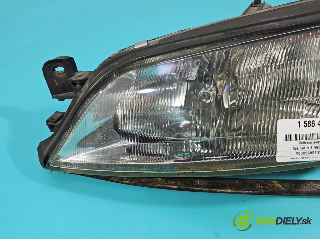 Opel Vectra B 1995-2002 2.0 16V 136 HP manual 100 kW 1998 cm3 4- Reflektor: ľavý  (Kľučka dverí ostatné)