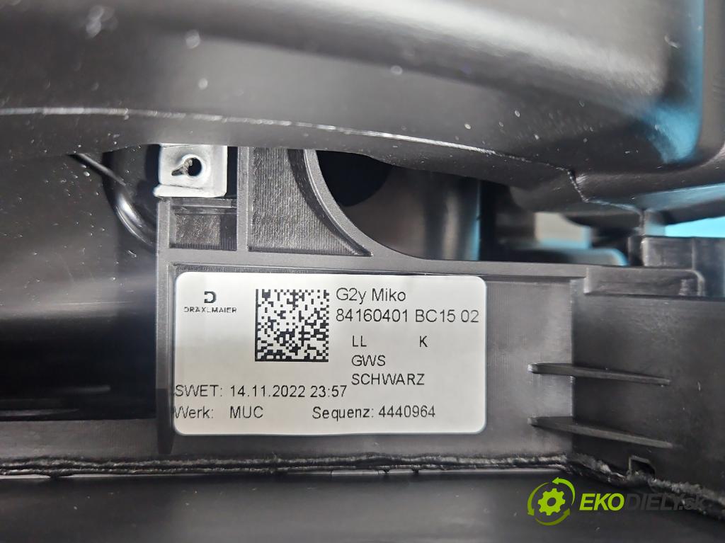 Bmw 3 G20 2018- 2.0 T 156 HP automatic 115 kW 1998 cm3 4- operadlo 6806777 (Lakťová opierka)