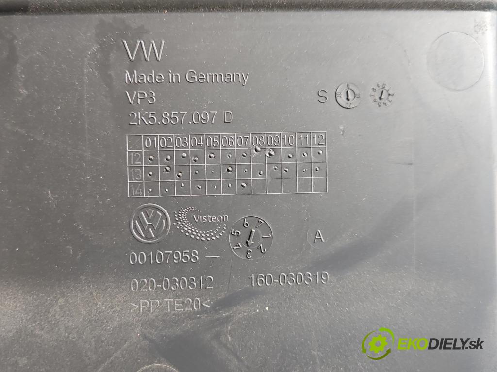 Vw Caddy III 2K 2003-2020 2.0 tdi 140 HP manual 103 kW 1968 cm3 5- kastlík 2K5857097D