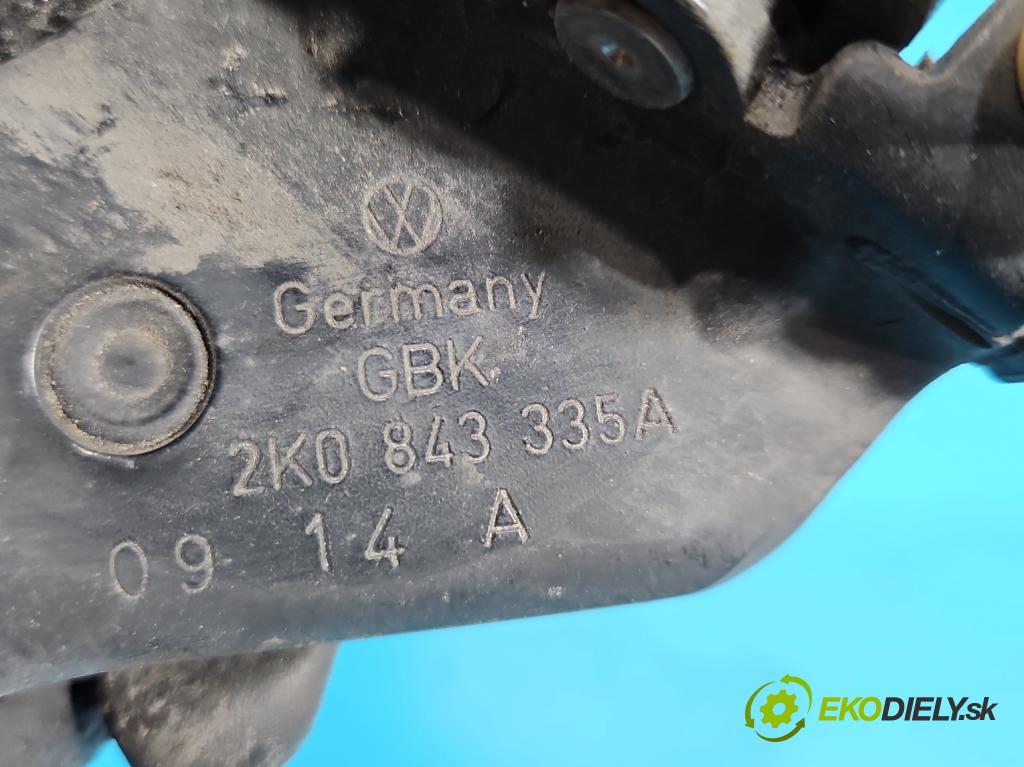 Vw Caddy III 2K 2003-2020 2.0 tdi 140 HP manual 103 kW 1968 cm3 5- Rolka dvere 2K3843795A