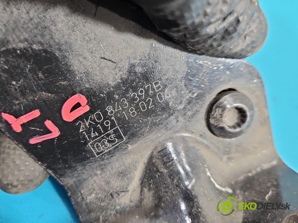 Vw Caddy III 2K 2003-2020 2.0 tdi 140 HP manual 103 kW 1968 cm3 5- Rolka dvere 2K3843795A