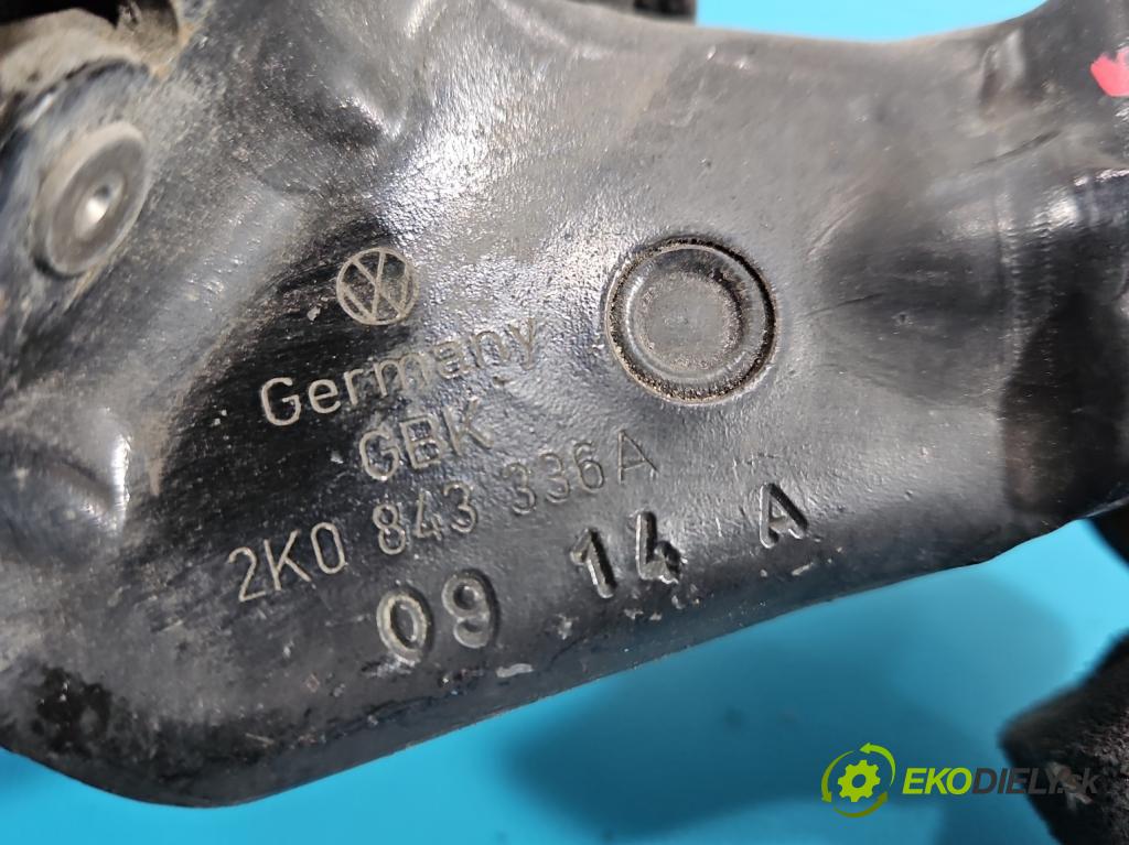 Vw Caddy III 2K 2003-2020 2.0 tdi 140 HP manual 103 kW 1968 cm3 5- Rolka dvere 2K3843796A
