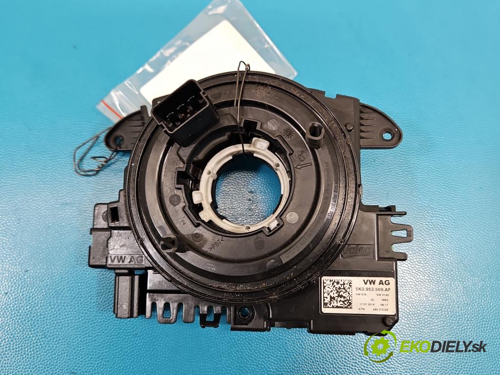 Vw Caddy III 2K 2003-2020 2.0 tdi 140 HP manual 103 kW 1968 cm3 5- Páska: airbag 5K0953569AF (Airbag)