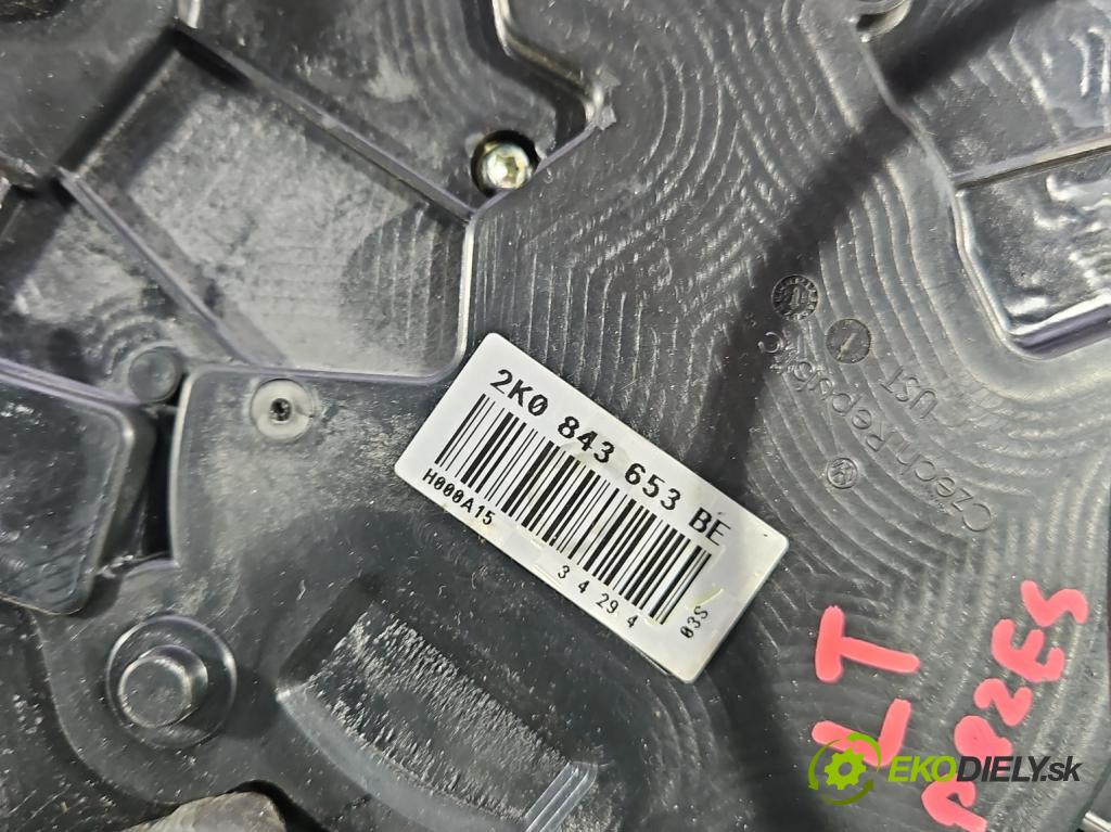 Vw Caddy III 2K 2003-2020 2.0 tdi 140 HP manual 103 kW 1968 cm3 5- zámok zadné ľavý 2K0843653BE