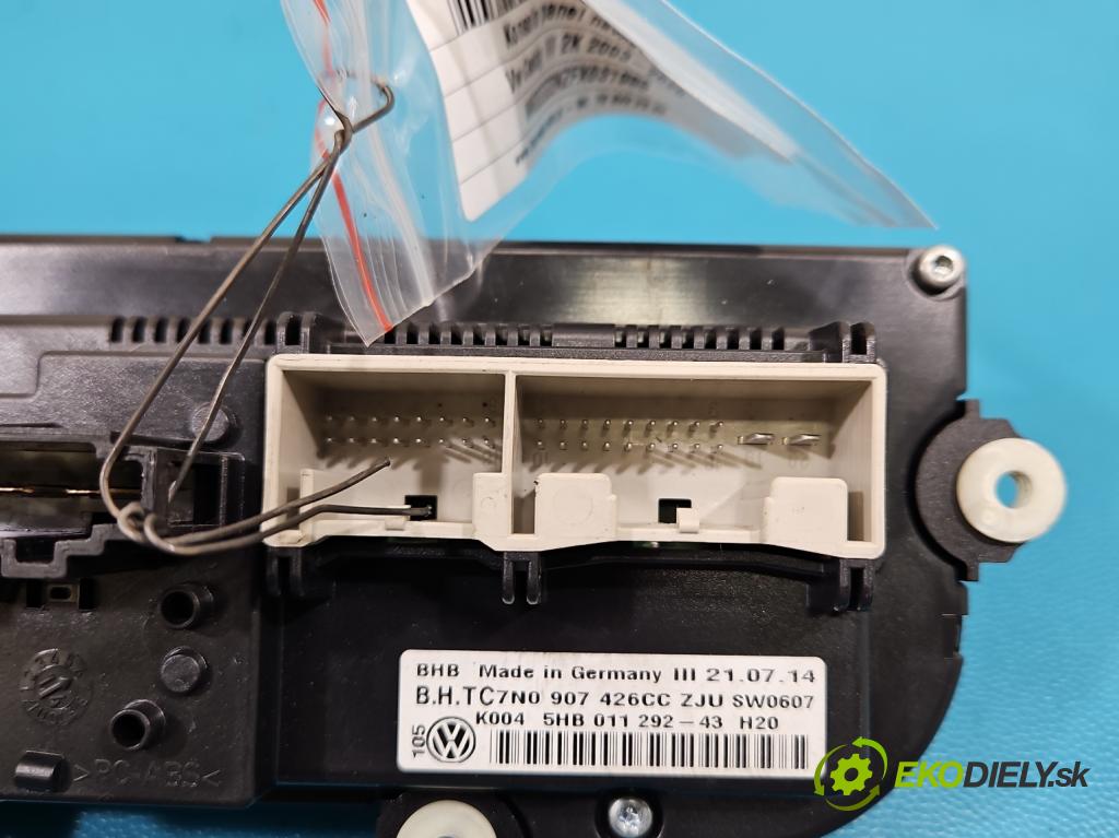Vw Caddy III 2K 2003-2020 2.0 tdi 140 HP manual 103 kW 1968 cm3 5- panel kúrenia 7N0907426CC