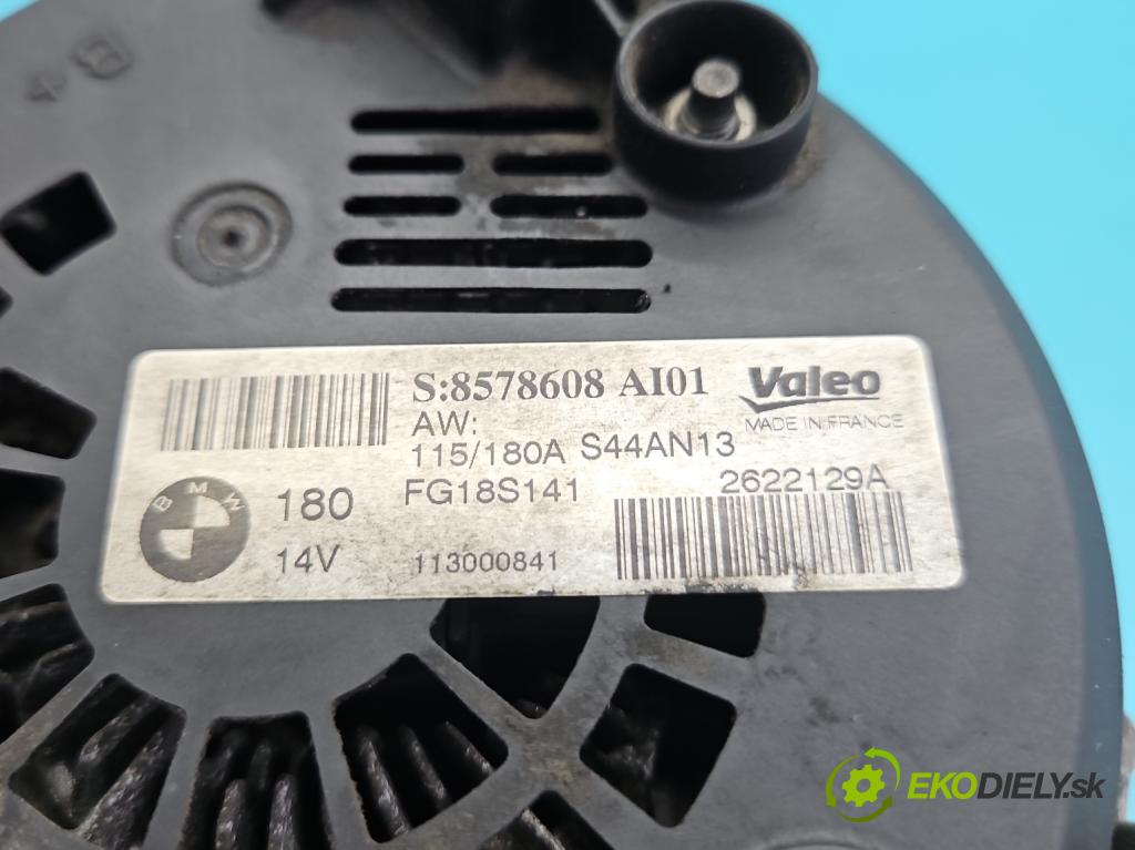 Bmw 3 F30 2011-2018 2.0d 184 hp automatic 135 kW 1995 cm3 5- Alternator 8578608 (Alternátor)