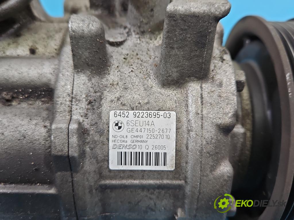Bmw 3 F30 2011-2018 2.0d 184hp automatic 135 kW 1995 cm3 5- Kompresor: klimatizácie 9223695 (Kompresor klimatizácie)