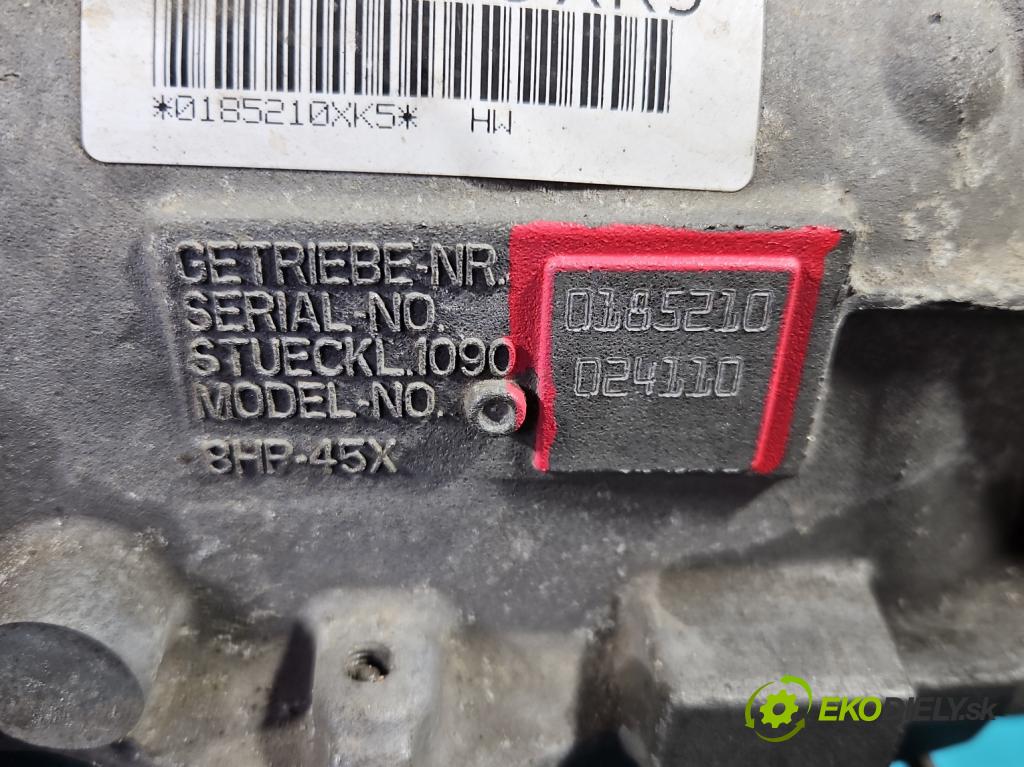 Bmw 3 F30 2011-2018 2.0d 184hp automatic 135 kW 1995 cm3 5- prevodovka stupeň,rýchlosť automat 8HP-45X