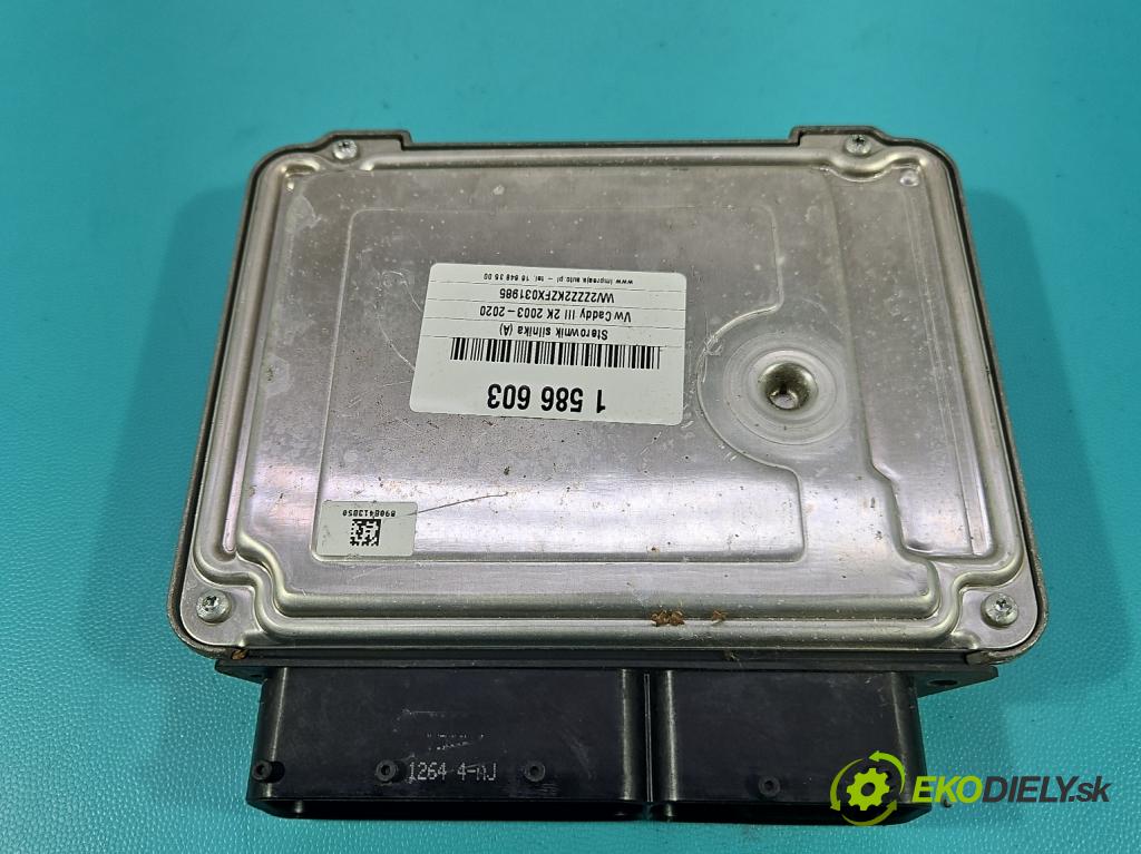 Vw Caddy III 2K 2003-2020 2.0 tdi 140 HP manual 103 kW 1968 cm3 5- riadiaca jednotka motora 03L907309AE