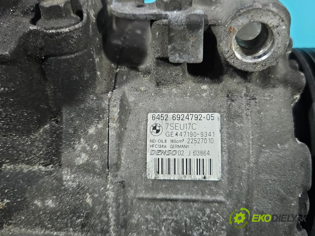Bmw 3 E90 2005-2013 3.0d 231 HP automatic 170 kW 2993 cm3 5- Kompresor: klimatizácie 6924792 (Kompresor klimatizácie)