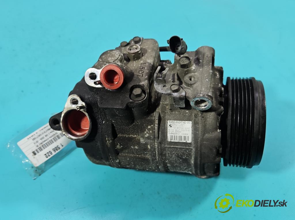 Bmw 3 E90 2005-2013 3.0d 231 HP automatic 170 kW 2993 cm3 5- Kompresor: klimatizácie 6924792 (Kompresor klimatizácie)