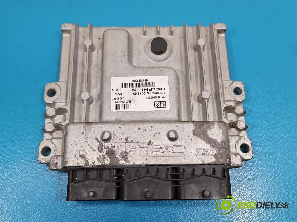 Citroen DS4 2011-2015 2.0 hdi RH02 163 HP manual 120 kW 1997 cm3 5- riadiaca jednotka motora 9666912580