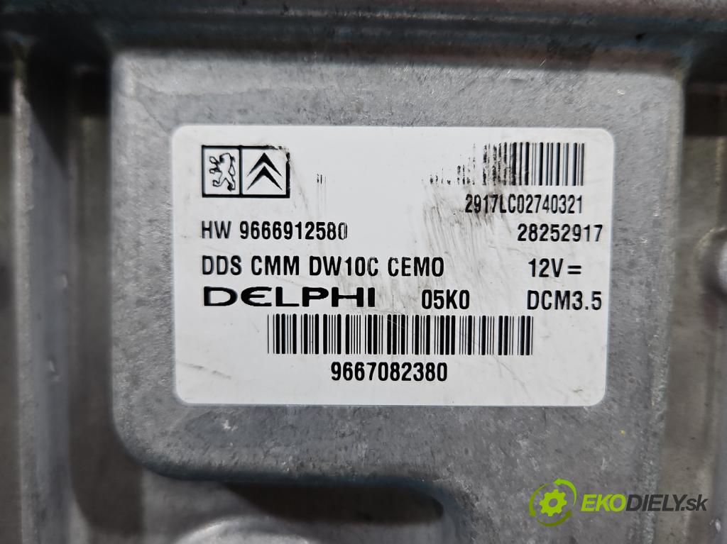 Citroen DS4 2011-2015 2.0 hdi RH02 163 HP manual 120 kW 1997 cm3 5- riadiaca jednotka motora 9666912580