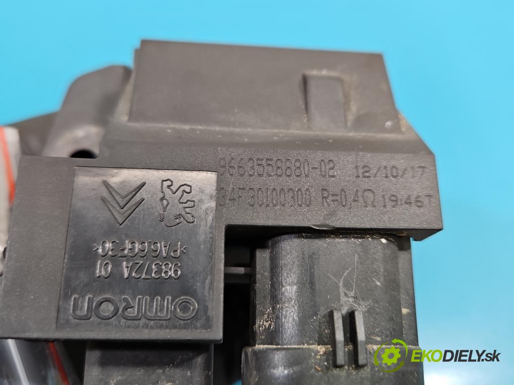 Citroen DS4 2011-2015 2.0 hdi RH02 163 HP manual 120 kW 1997 cm3 5- Relé: ventilátoru 9663558880