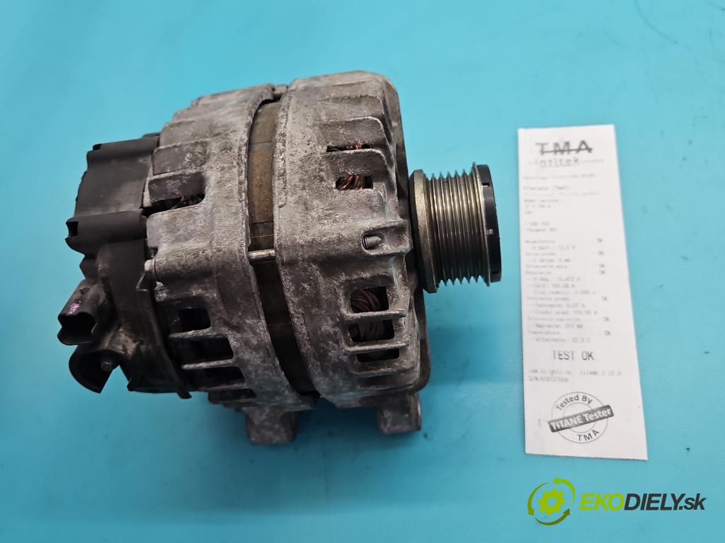 Peugeot 301 1.6 hdi 99 HP manual 73 kW 1560 cm3 4- Alternator 9810525380 (Alternátor)