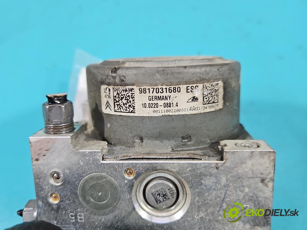 Peugeot 301 1.6 hdi 99 HP manual 73 kW 1560 cm3 4- čerpadlo abs 9817031680 (Pumpa ABS)