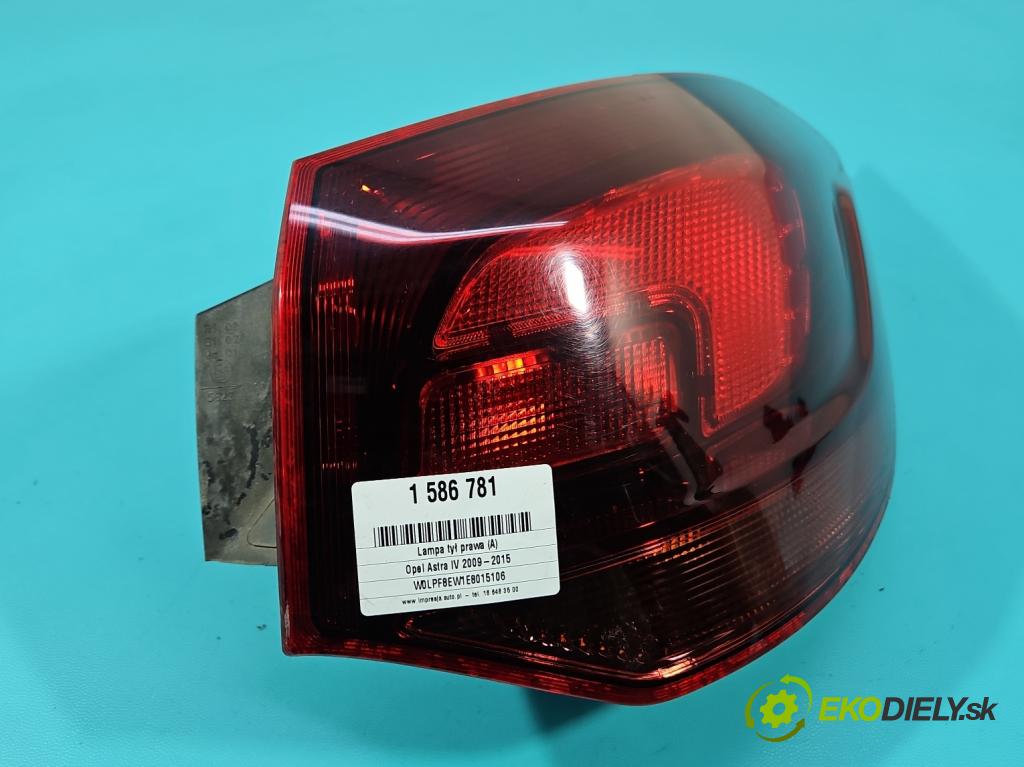 Opel Astra IV 2009-2015 1.7 cdti 110 HP manual 81 kW 1686 cm3 5- svetlo / reflektor zadné pravé 13314051 (Kľučka dverí ostatné)