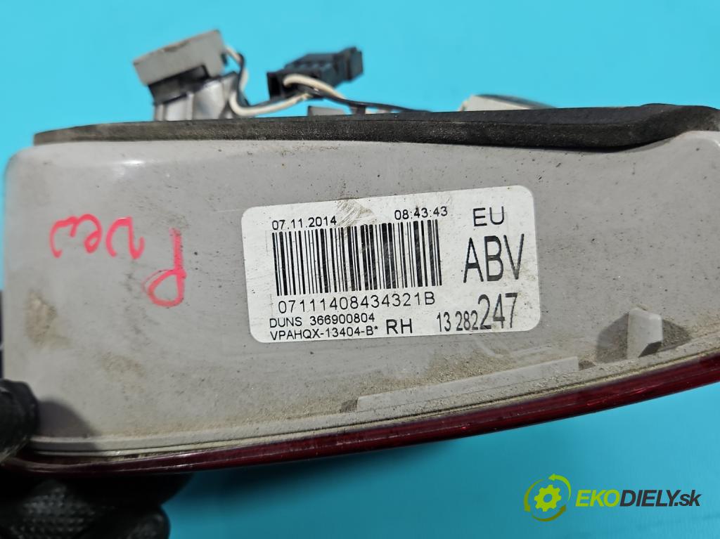 Opel Astra IV 2009-2015 1.7 cdti 110 HP manual 81 kW 1686 cm3 5- svetlo / reflektor zadné pravé 13282247 (Kľučka dverí ostatné)