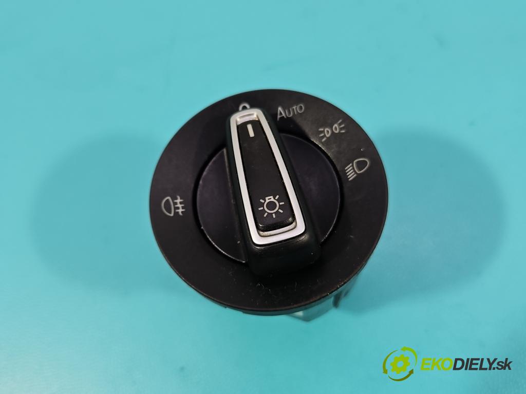 Vw Golf VII 2012-2020 1.6 tdi 105 HP manual 77 kW 1598 cm3 5- prepínač světla: na doska: 5G0941431BE